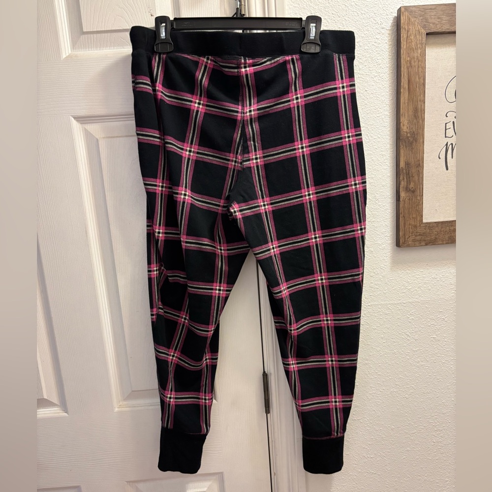 Torrid Size 1 Sleep Joggers Pink and Black Plaid - Picture 2 of 5